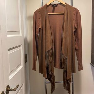 INC International Concepts Fringed Sweater